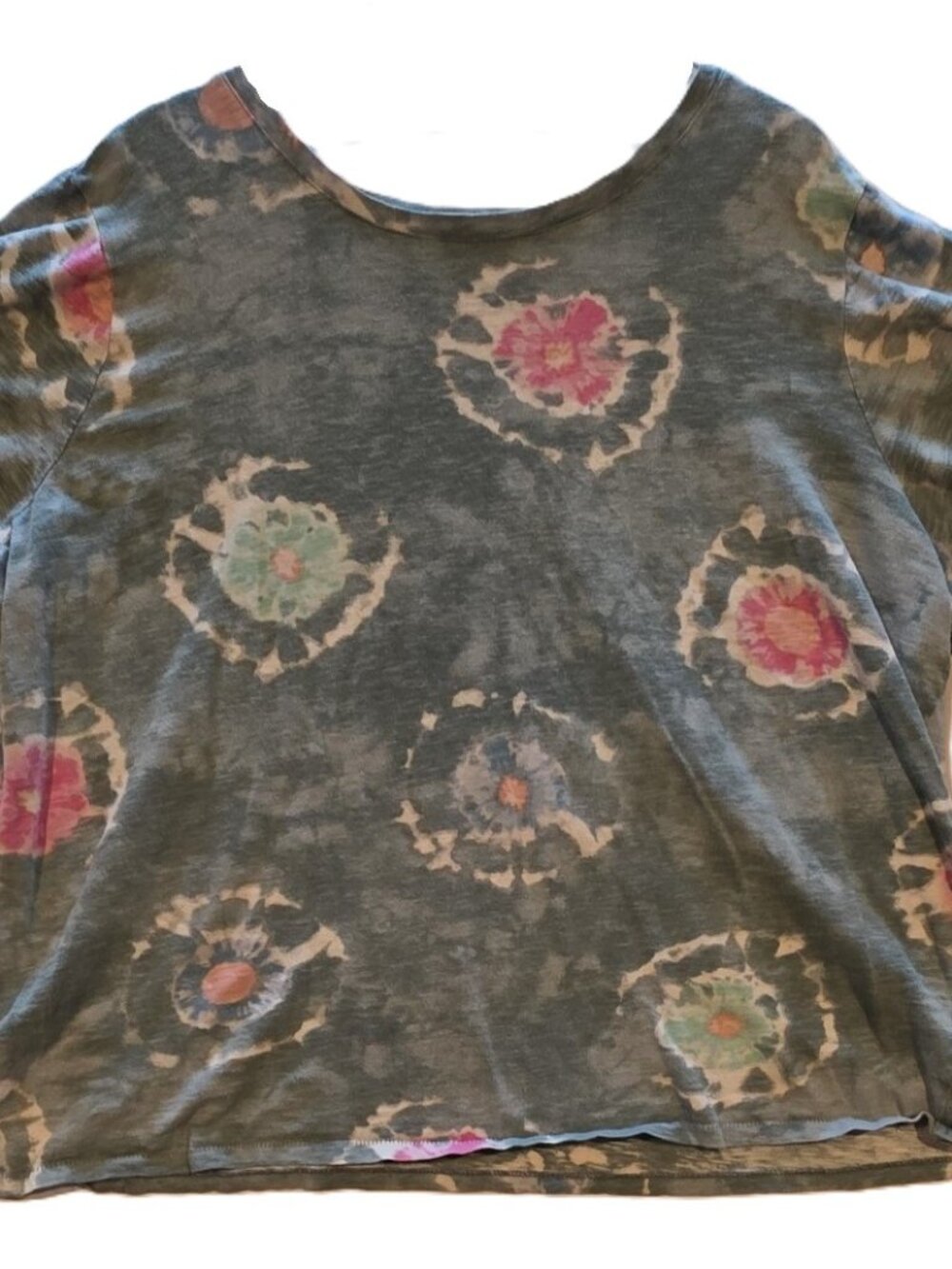 *Sonoma Goods for Life Women's Lightweight Tie-Dye Circle T-Shirt*